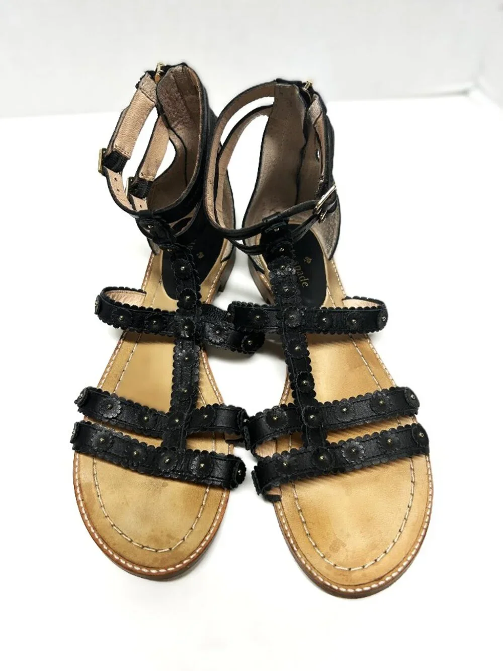 Kate Spade summer brown leather sandal size 8.5